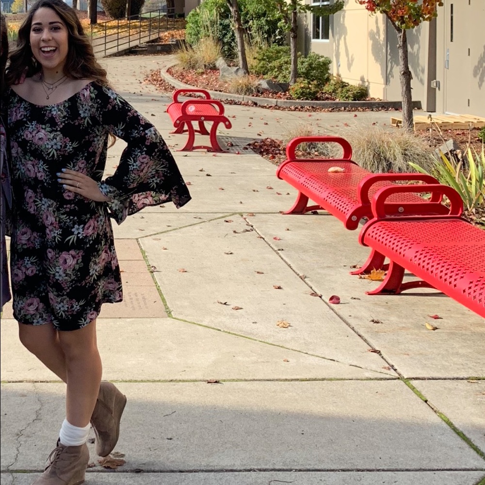 floral dress!!